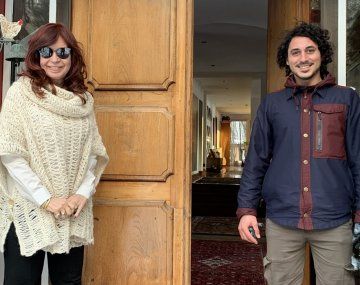 Cristina sorprendió a un militante en El Calafate