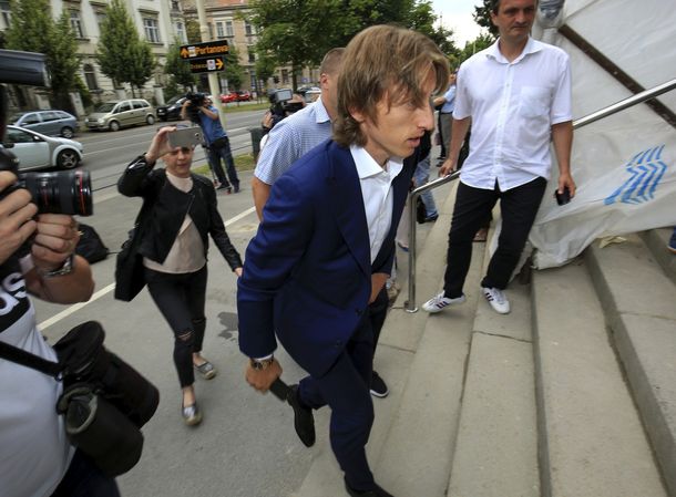 Croacia: acusan a Luka Modric, del Real Madrid, de falso testimonio