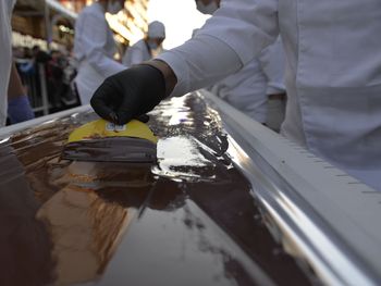 La barra de chocolate más larga está en Bariloche: cuánto mide