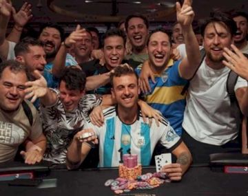 Un argentino hizo historia en el Mundial de Póker con una jugada viral