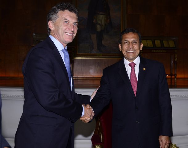 Macri se reunió en Perú con el presidente Ollanta Humala