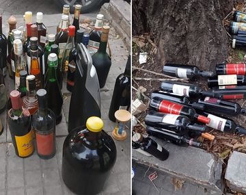Le prohibieron tomar alcohol y su familia hizo feliz al barrio: regalaron las botellas