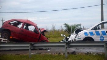 Choque en Uruguay: los ladrones habían robado dos cajas vacías Choque en Uruguay: los ladrones habían robado dos cajas vacías