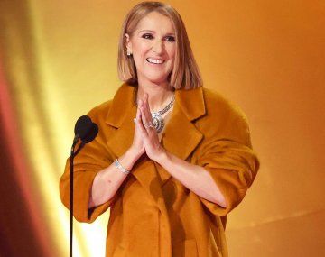 Céline Dion apareció por sorpresa en los Premios Grammy