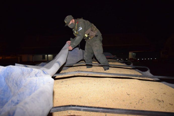 Corrientes: Detienen a un transportista que quiso pasar 29 toneladas de soja de contrabando