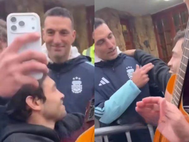 Video: Lionel Scaloni recibió un emotivo homenaje en Pujato con una serenata de chamamé