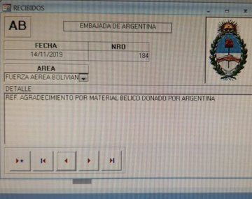 El documento que confirma que Macri envió armas a golpistas bolivianos para reprimir y matar