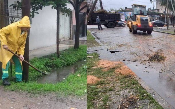 Merlo: evacuaron a 40 personas por el temporal de este viernes