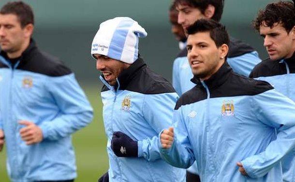Tevez manchester entrenamiento 2