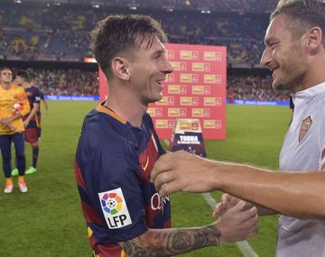 La sorprendente declaración de Totti sobre Messi y Ronaldo