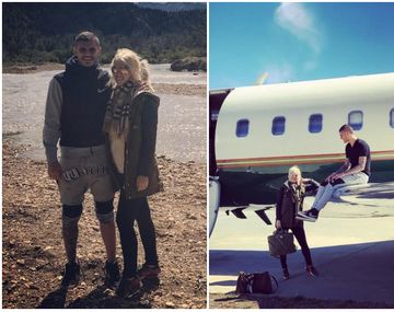 Wanda Nara pasó la Navidad en la Patagonia