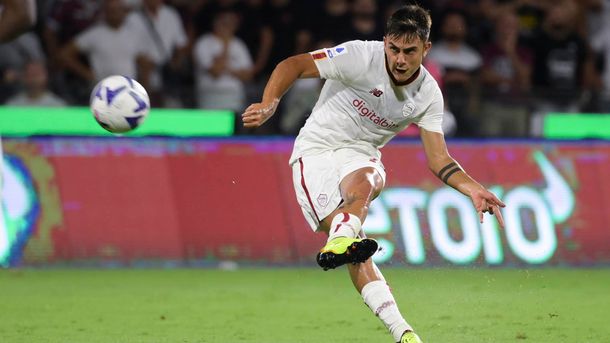 La Roma de Paulo Dybala debutó con triunfo ante Salernitana