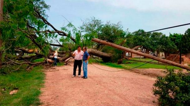 Las imágenes del temporal en Chaco