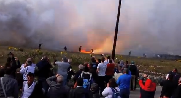 VIDEO: Un show de fuegos artificiales que sale demasiado mal