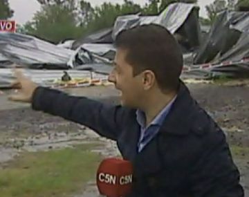 Fue la cola de un tornado lo que azotó a Bragado