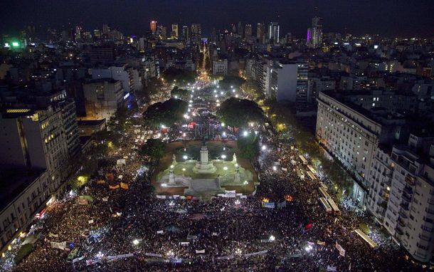 Las mejores fotos de la marcha de #NiUnaMenos