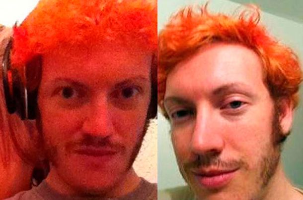 Dos imágenes de James Holmes