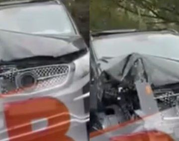 Así quedó el auto de Mauro Icardi tras un inesperado accidente en Turquía