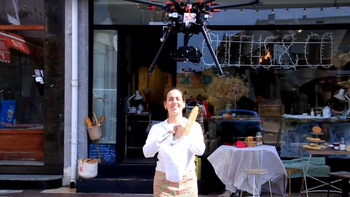 una panaderia quiere entregar sus productos con un drone una panaderia quiere entregar sus productos con un drone