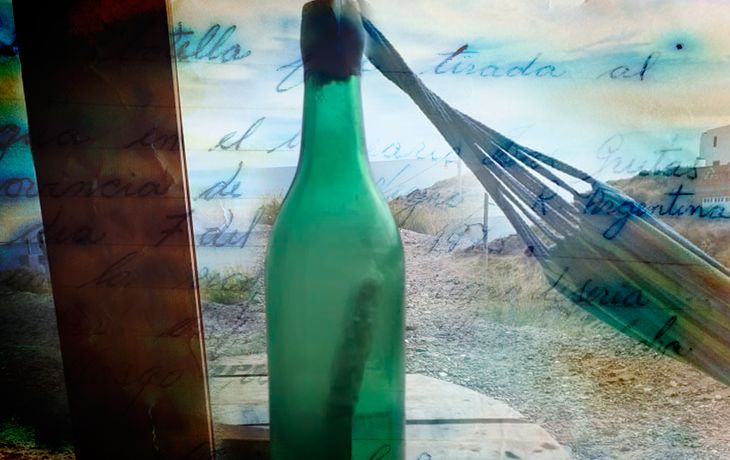 De película: encontró un mensaje en una botella en la playa escrito hace 44 años