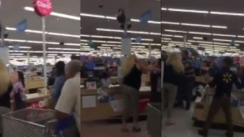 Pelea en un supermercado Pelea en un supermercado