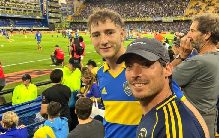 David Silva vivió el clima de la Bombonera y sorprendió en el clásico entre Boca-San Lorenzo