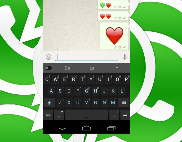 WhatsApp incluye el primer emoticón animado para Android