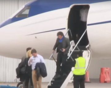 Video: así llegó Javier Milei desde Estados Unidos