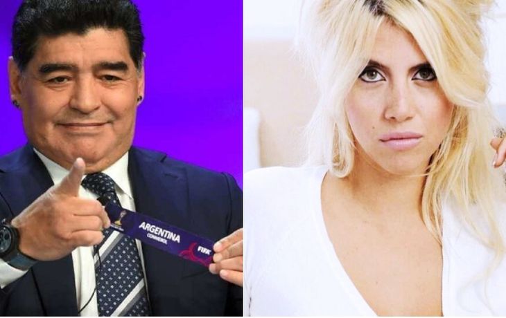 El tremendo mensaje de Wanda Nara a Maradona por la crítica a la Selección