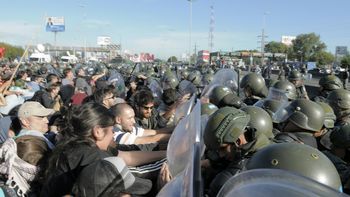 La represión de Gendarmería en Panamericana y 197 La represión de Gendarmería en Panamericana y 197