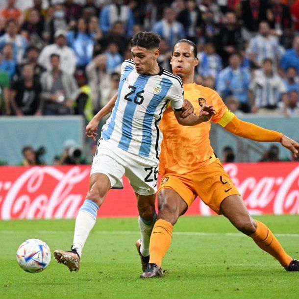 Así fue el gol de Nahuel Molina para el 1-0 ante Países Bajos