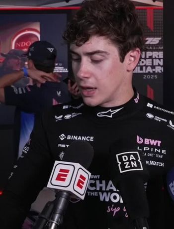 Franco Colapinto analizó su debut en Alpine: El objetivo de hoy era terminar la carrera