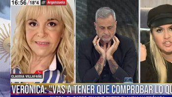 la marca de jorge rial en c5n: feroz cruce entre veronica ojeda y claudia villafane la marca de jorge rial en c5n: feroz cruce entre veronica ojeda y claudia villafane