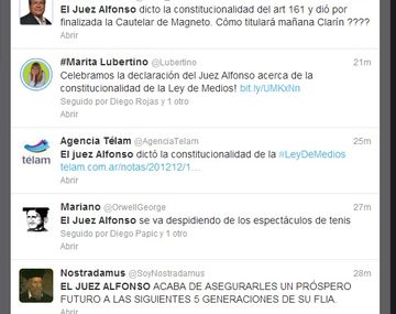 Los hashtags más divertidos de Twitter por el fallo de Alfonso