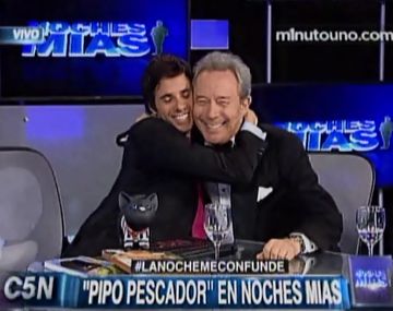 Robertito Funes Ugarte y Pipo Pescador hicieron las paces en Noches Mías