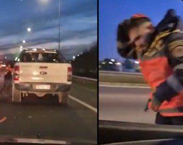 Video: quiso escapar de un control de alcoholemia y arrastró a un policía