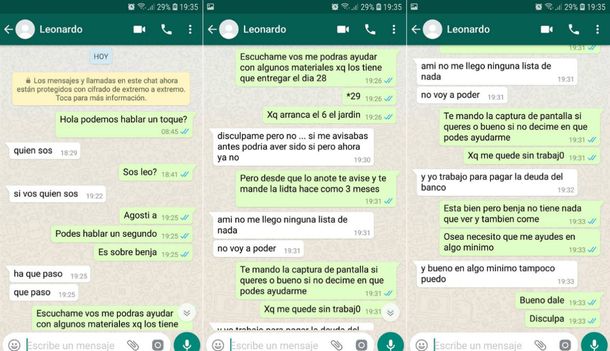 Le pidió ayuda al padre de su hijo para comprar los útiles y la respuesta fue brutal