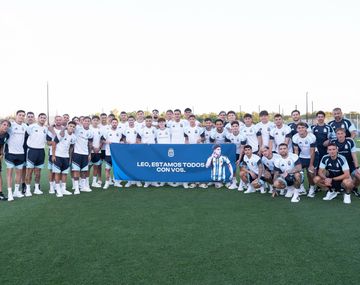 El emotivo mensaje de los jugadores de la Selección para Leo Balerdi antes del debut