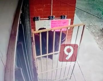 Así llegó la médica con el bebé