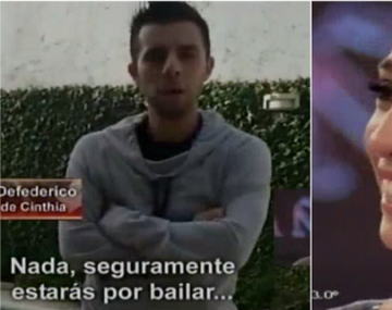 La sorpresa en vivo de Matías Defederico a Cinthia Fernández 