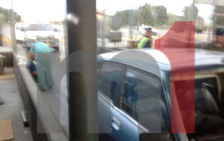 Traigo un atropellado, habría dicho Pablo García en el peaje
