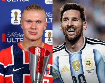 Haaland se rindió ante Messi tras su noche histórica ante Argelia: Es un demente