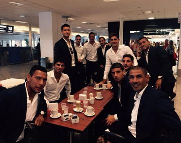 De gala: el imbatible Boca viajó a Montevideo para mantener su invicto