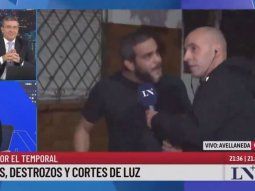 Tenso cruce en vivo: vecino de Avellaneda insultó a los periodistas LN+ en pleno móvil