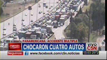 accidente multiple en la panamericana dejo al menos un herido accidente multiple en la panamericana dejo al menos un herido