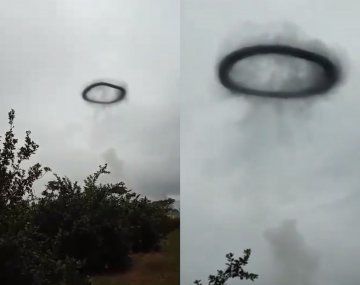 Video: misterio en Tucumán por un anillo negro en el cielo