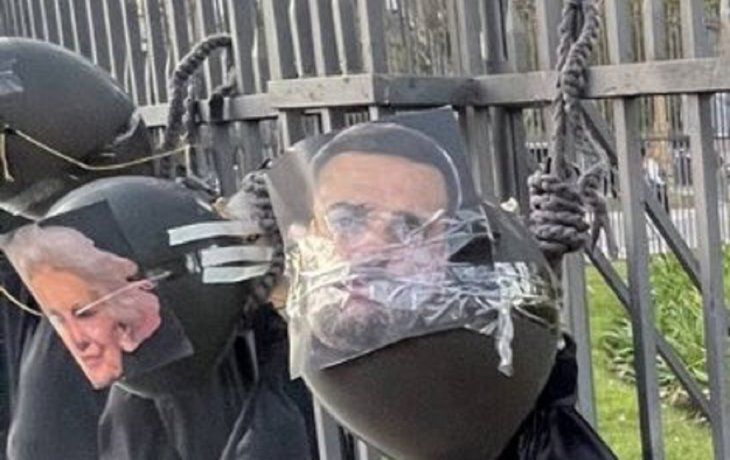 La justicia federal rechazó la denuncia por los muñecos ahorcados en el tractorazo