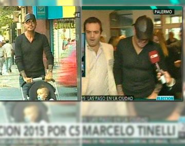 VIDEO: así votó Tinelli junto a su hijo Lorenzo