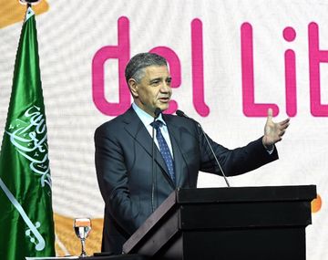 Jorge Macri en la Feria del Libro.
