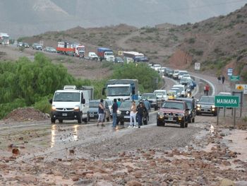Alerta por alud de barro en Jujuy